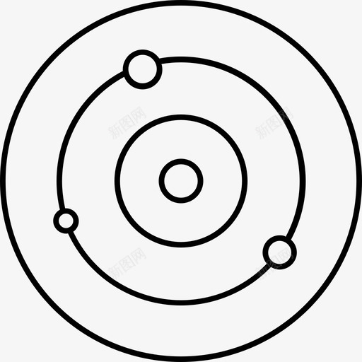 雷达星系轨道图标svg_新图网 https://ixintu.com 宇宙 星系 空间 线路 行星 详细 轨道 雷达 飞机