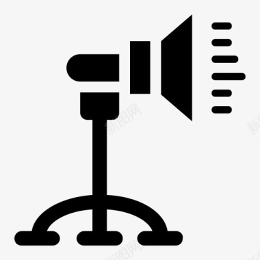 电子摄影棚灯电工作室灯灯箱图标图标