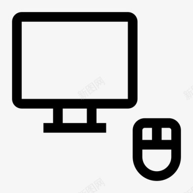 鼠标计算机桌面图标图标