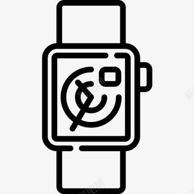 手表奢侈品商店16直线型图标图标