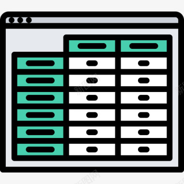 表网站6颜色图标图标