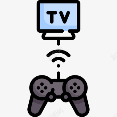 游戏板互联网技术18线性颜色图标图标