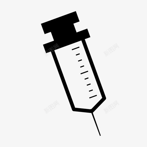 针头一次性注射器皮下注射器图标svg_新图网 https://ixintu.com 一次性注射器 卡通 注射器针头 皮下注射器 针头