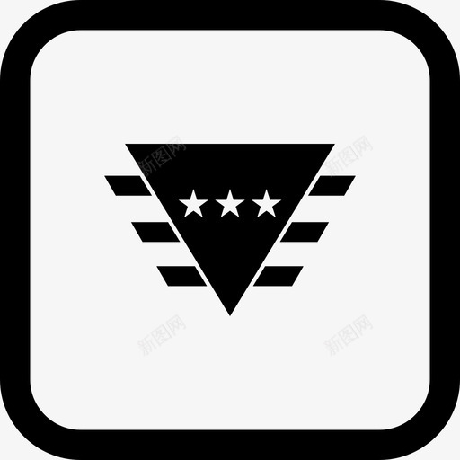 徽章奖章勋章图标svg_新图网 https://ixintu.com 军衔 勋章 奖章 徽章