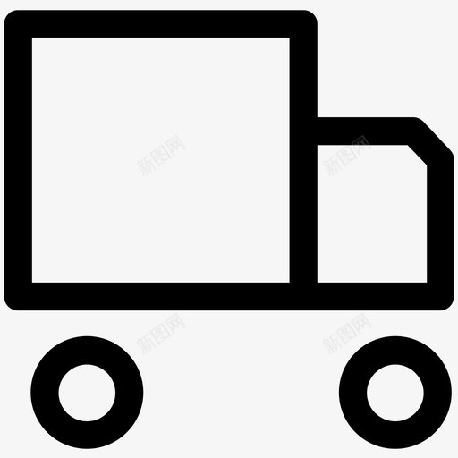 送货电子商务运输图标svg_新图网 https://ixintu.com 商店 用户界面必需品 电子商务 货车 运输 送货