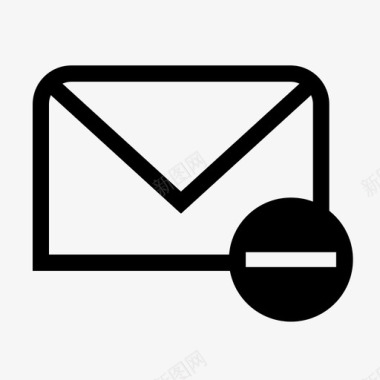 删除电子邮件商务gmail图标图标