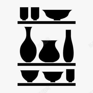 陶瓷陶瓷车间图标图标