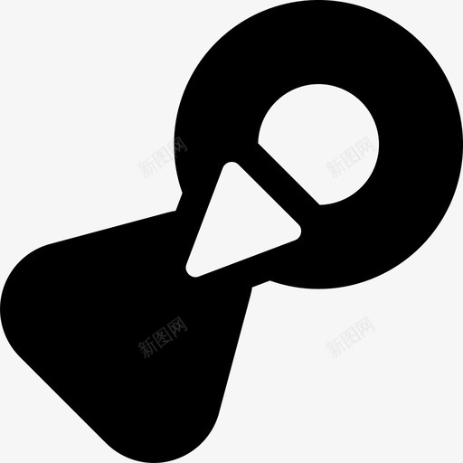 奶嘴婴儿嚼玩具图标svg_新图网 https://ixintu.com 12部 响尾蛇 奶嘴 婴儿 母性 牙环 玩具 黑色