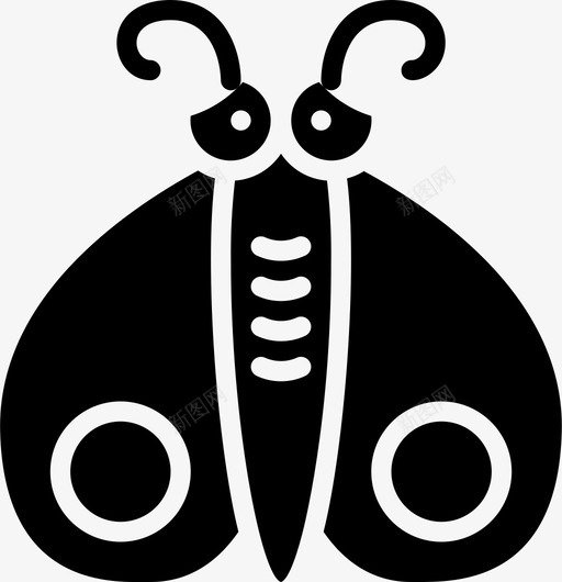 飞蛾虫子和昆虫2填充图标svg_新图网 https://ixintu.com 填充 昆虫 虫子 飞蛾