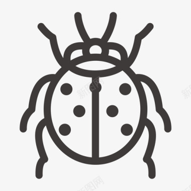 虫害-瓢虫图标