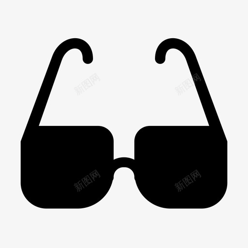 眼镜视力镜片图标svg_新图网 https://ixintu.com 眼镜 视力 镜片