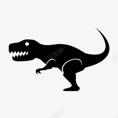恐龙古动物食肉动物图标图标