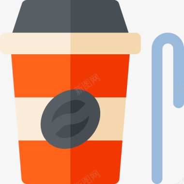 咖啡杯上瘾淡咖啡图标图标
