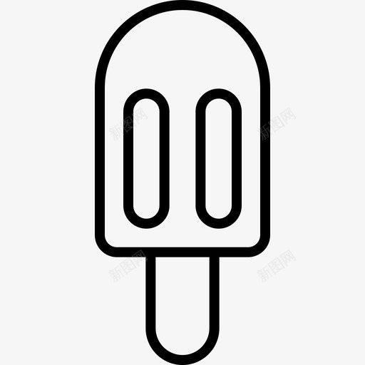 PopsicleBBQ35线性图标svg_新图网 https://ixintu.com BBQ35 Popsicle 线性