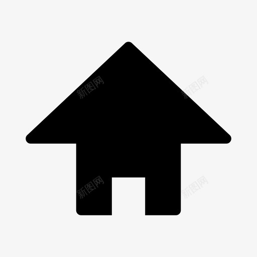 房屋建筑物房产图标svg_新图网 https://ixintu.com 住宅 图标 多媒体 建筑物 房产 房屋 物业