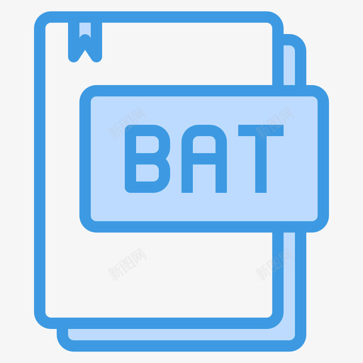 蝙蝠文件类型18蓝色图标svg_新图网 https://ixintu.com 文件 类型 蓝色 蝙蝠