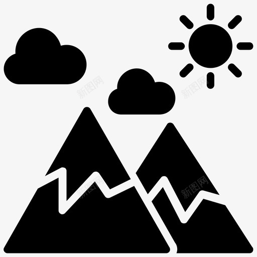 丘陵区山地景观自然概念图标svg_新图网 https://ixintu.com 丘陵区 农田 字形 山区 山地 带有 形图 景观 概念 自然 落基山