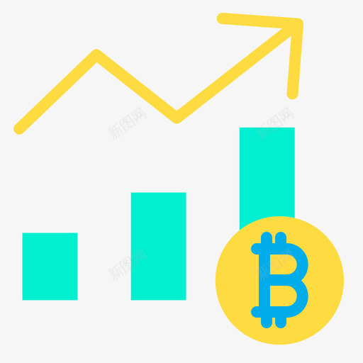 图形比特币100扁平图标svg_新图网 https://ixintu.com 图形 扁平 比特