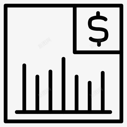 饼图美元外汇图标svg_新图网 https://ixintu.com 图表 外汇 美元 贸易 金融 银行 饼图