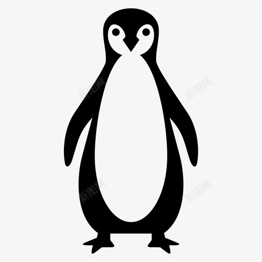 企鹅动物鸟图标svg_新图网 https://ixintu.com 企鹅 企鹅动物 企鹅鸟 动物 帝企鹅 鸟