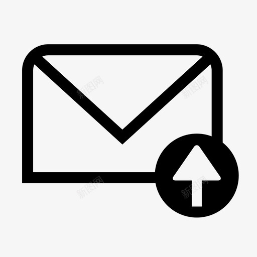 电子邮件上传商务gmail图标svg_新图网 https://ixintu.com gmail 商务 用户界面 电子邮件上传