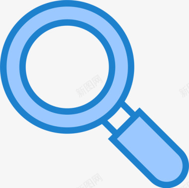 活跃搜索引擎优化和商业5蓝色图标图标