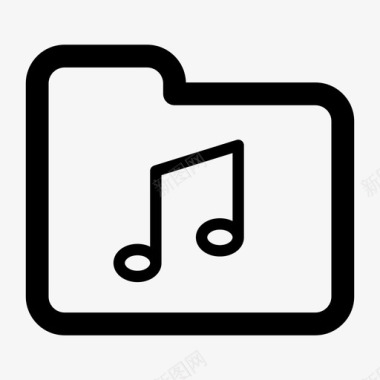 音乐文件夹音频文件图标图标