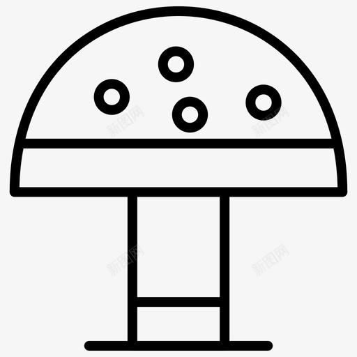 蘑菇食品食品和饮料常规系列131图标svg_新图网 https://ixintu.com 常规 系列 蘑菇 食品 饮料