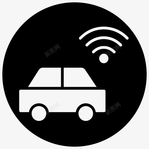 免费wifiamrt出租车出租车预订图标svg_新图网 https://ixintu.com amrt wifi 免费 出租车 圆圈 在线 填充 预订 黑色