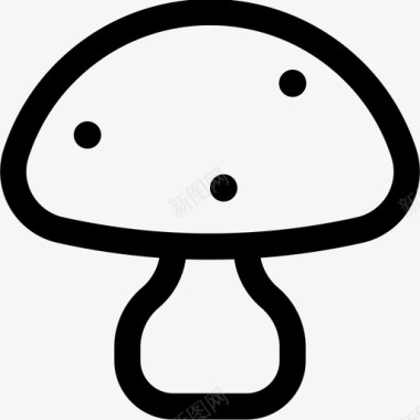 蘑菇健康天然图标图标