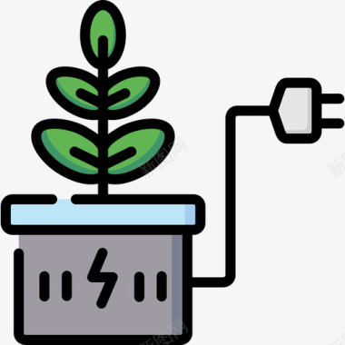 植物生态学183线状颜色图标图标