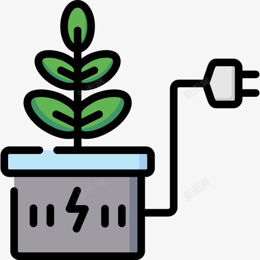 植物生态学183线状颜色图标svg_新图网 https://ixintu.com 植物 生态学 线状 颜色