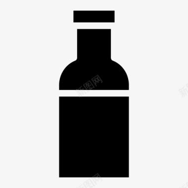瓶子水基本的用户界面图标图标