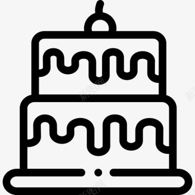 蛋糕面包店93直纹图标图标