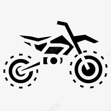 摩托克罗斯摩托车摩托车运输图标图标