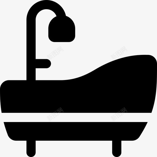 浴缸健康14装满水图标svg_新图网 https://ixintu.com 健康 浴缸 装满