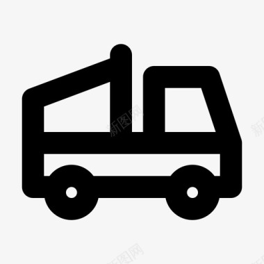 运输施工卡车自卸汽车图标图标