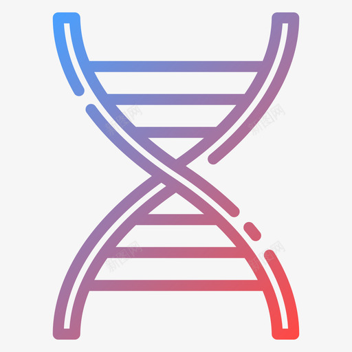 Dna医学204梯度图标svg_新图网 https://ixintu.com Dna 医学204 梯度