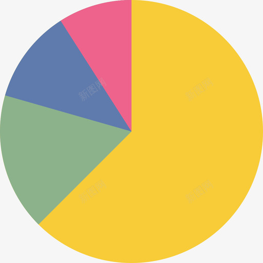 饼图图表和图表3扁平图标svg_新图网 https://ixintu.com 图表 扁平 饼图