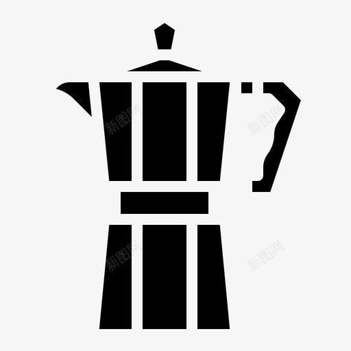 莫卡壶咖啡咖啡壶图标svg_新图网 https://ixintu.com 咖啡 咖啡厅 咖啡壶 莫卡壶 餐厅