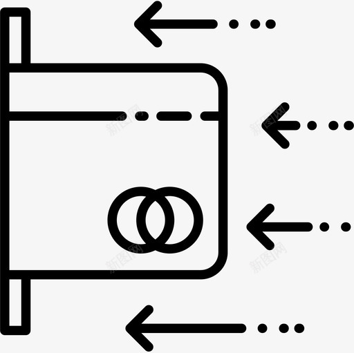 插入付款4大纲图标svg_新图网 https://ixintu.com 付款 大纲 插入