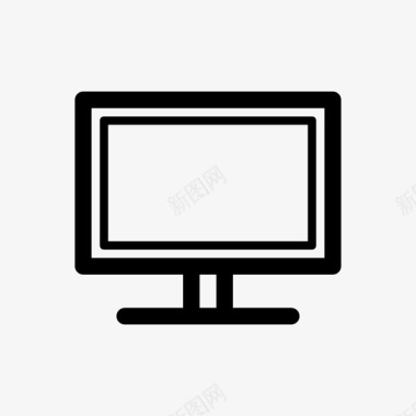 监视器计算机桌面图标图标