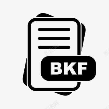 bkf文件扩展名文件格式文件类型集合图标包图标