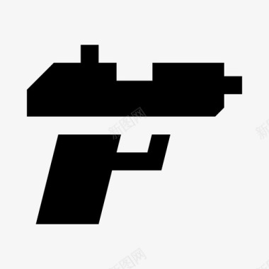 枪手枪玩具图标图标