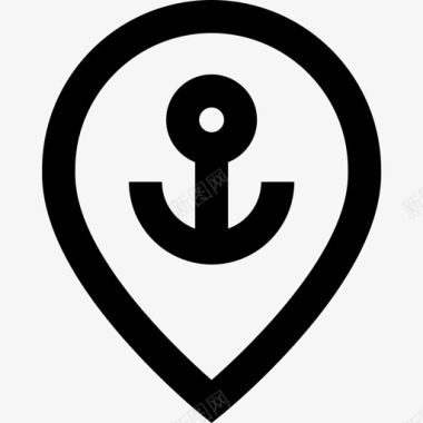 码头水手14轮廓图标图标