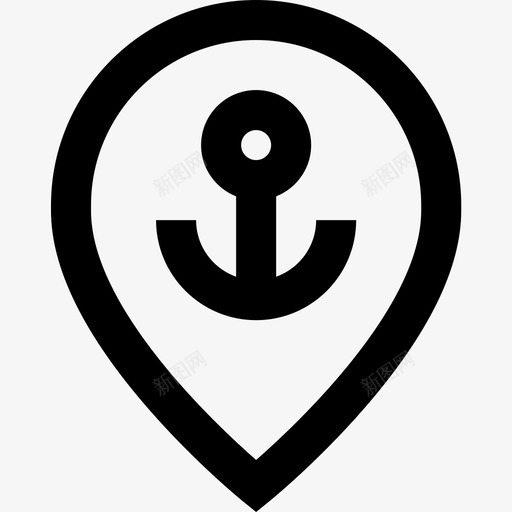 码头水手14轮廓图标svg_新图网 https://ixintu.com 水手 码头 轮廓