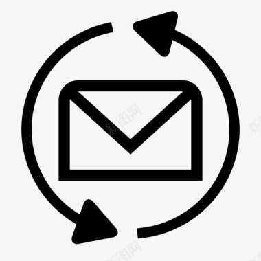 重新加载电子邮件业务gmail图标图标