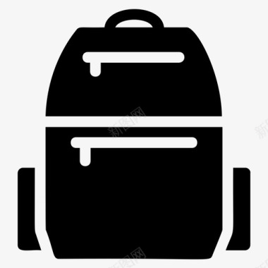 背包行李手提箱图标图标
