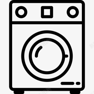 洗衣机酒店旅行直拨图标图标