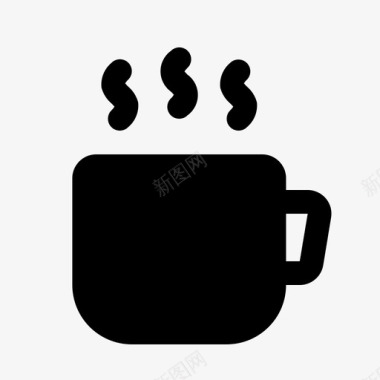 热咖啡饮料马克杯图标图标